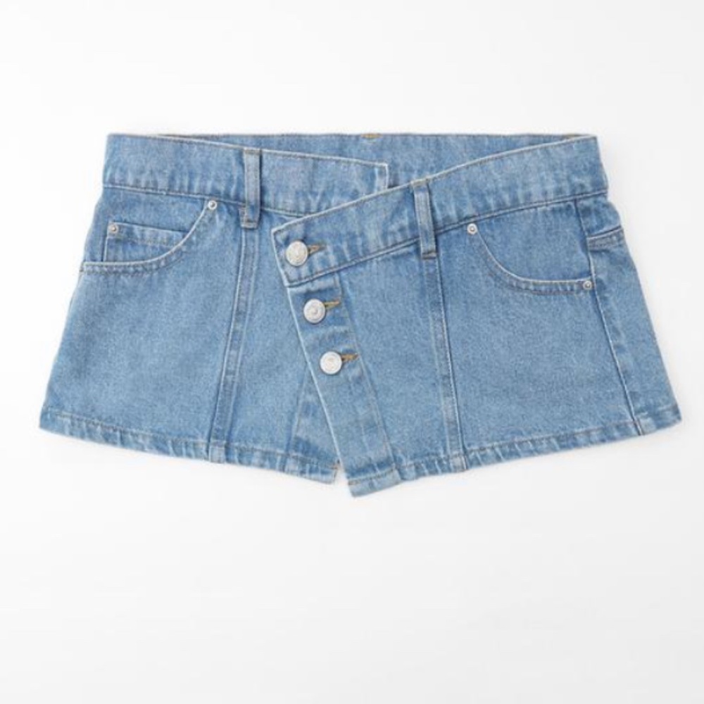 Zara denim sash belt with pockets NWT